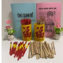 Combo Hũ Xin Xăm kèm cuốn giải XĂM cực xịn, GIÁ TỐT Combo Hũ Xin Xăm kèm cuốn giải cực xịn TĂNG CẶP KEO KHI MUA 853584