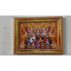 Tranh thờ Công Đồng Tứ Phủ - Có khung cực đẹp