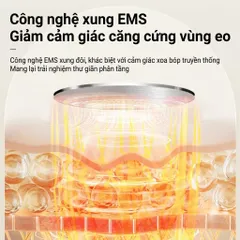 Máy Massage Eo Không Dây Sạc USB | Xung Điện, Túi Khí, Kéo Giãn & Làm Ấm Đa Năng