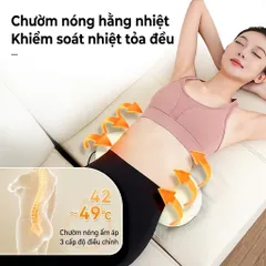 Máy Massage Eo Không Dây Sạc USB | Xung Điện, Túi Khí, Kéo Giãn & Làm Ấm Đa Năng
