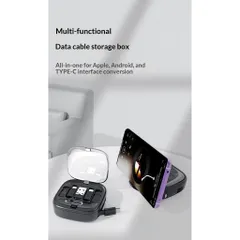 [Hàng quốc tế] Bộ cáp 5 in 1 60w - Lưu trữ dữ liệu - Có cáp sạc, thẻ nhớ, khe chọc sim, giá giữ điện thoại- Dây thu gọn