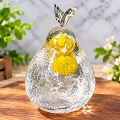 Squishy Bóp Dẻo Hình Quả Lê trong suốt siêu mềm dẻo cực thích-đồ chơi bóp dẻo an toàn cho trẻ em