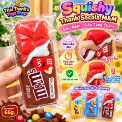 Squishy Bóp Mềm thanh Socola