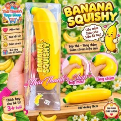 Squishy Bóp Mềm tăng chậm hình quả chuối
