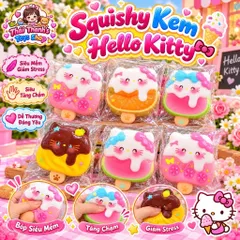Squishy Bóp Mềm siêu tăng chậm Hello Kitty