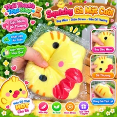 Squishy bóp siêu mềm siêu tăng chậm hình bánh bông lan Hello Kitty