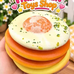 Squishy Bóp Siêu Mềm Siêu Tăng chậm-Bánh Mì 5 lớp  Bơ Sữa Trứng