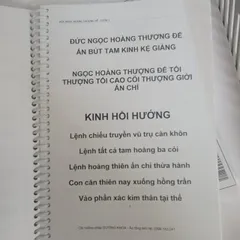 SỔ TAY KINH CHA NGỌC HOÀNG THƯỢNG ĐẾ 4 QUYỂN TRONG 1 rất hay