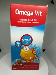 Siro Omega Vit, bổ sung Omega 3 (DHA và EPA) hỗ trợ phát triển não bộ và thị lực cho trẻ