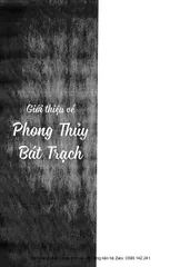 SỔ TAY SÁCH TỰ HỌC PHONG THỦY BÁT TRẠCH - NGUYỄN THÀNH PHƯƠNG