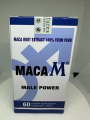 Viên uống Maca M Male Power Nature’s Supplements giúp bổ thận, td, tăng cường sức khoẻ nam (Hộp 60 viên)