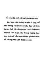 10 QUYỂN KINH SÁM CỬU HUYỀN THẤT TỔ KHỔ A4 LÒ XO BÌA ĐỎ
