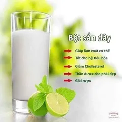 1 kí  Bột sắn dây nhà làm, nguyên chất 100%