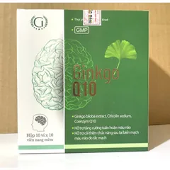 Ginkgo Q10 Cải thiện trí nhớ và chứng mất ngủ hoạt huyết dương não, đau đầu chóng mặt, ngủ k ngon giấc, trí nhớ kém