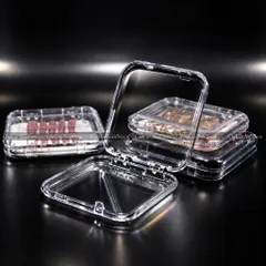 Set 50 Hộp đựng Nailbox trong suốt, Hộp Acrylic đựng trang sức