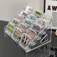 Set 50 Hộp đựng Nailbox trong suốt, Hộp Acrylic đựng trang sức
