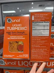 NƯỚC UỐNG NGHỆ TƯƠI QUNOL LIQUID TURMERIC 1000mg 900ml.nhap my