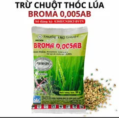 Thóc Chuột Sinh Học Broma Thế Hệ Mới - Giải Pháp An Toàn Hiệu Quả Cho Gia Đình & Nông Nghiệp - Hạt Thóc Trộn Sẵn Dễ Dùng