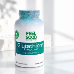 Viên uống Feel Good Glutathione Phytosome High Absorption |120 viên| Kích hoạt & Nâng cao hoạt động của tế bào miễn dịch - Đảo ngược sắc tố & Trẻ hoá da từ gốc [SP Chuẩn Mỹ không tem]