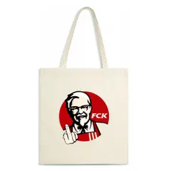 Túi vải bố tote Canvas in logo vui nhộn hài hước quà tặng sáng tạo độc lạ