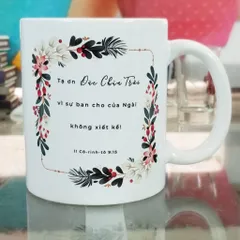 Ly sứ cốc sứ quà tặng Giáng Sinh - Noel, quà tặng Công Giáo