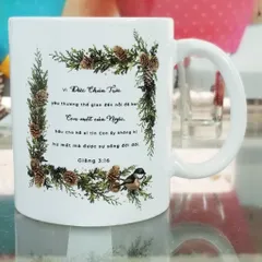 Ly sứ cốc sứ quà tặng Giáng Sinh - Noel, quà tặng Công Giáo