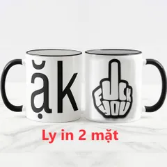 Ly sứ cốc sứ in hình hài hước vui nhộn troll trêu chọc bạn bè