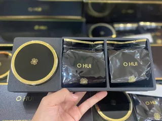Set phấn nước chống nắng Ohui Ultimate Cover Mesh Cushion SPF50 PA+++ - 1 hộp chính + 2 lõi phụ - Che phủ hoàn hảo, dưỡng trắng da 855690