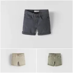 (Auth) Quần short jeans,đùi bò nam Zara kid newtag size 13/14y