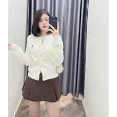 (Chính Hãng) Áo khoác cardigan len gấu nữ hãng SPAO newtag