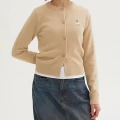 (Chính Hãng) Áo khoác cardigan len gấu nữ hãng SPAO newtag