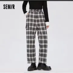 (Chính Hãng) Quần ống đứng chất dạ nữ hãng Semir newtag