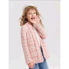 (Sale) Áo khoác dạ tweed size 11-12 tuổi hãng She In
