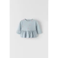 (Auth) Áo kiểu bé gái hãng Zara kid Auth newtag size 6/9m