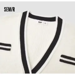 (Chính Hãng) Áo khoác cardigan len nữ hãng Semir