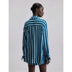 (Chính Hãng) Set bộ áo sơ mi,quần short đùi nữ linen lanh đi biển,du lịch hãng Ontre She In