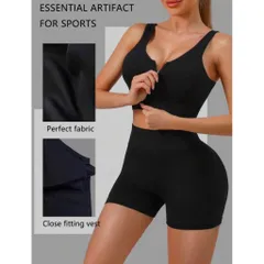 (Sale) Set bộ áo bra,quần legging đùi nữ tập thể thao,gym,yoga She In