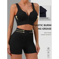 (Sale) Set bộ áo bra,quần legging đùi nữ tập thể thao,gym,yoga She In