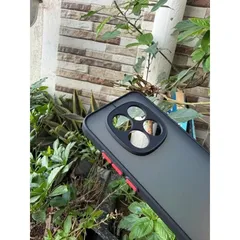 Ốp lưng Xiaomi Redmi Note 15 4G/5G, Note 15 Pro 5G nhám viền màu,chống bám vân tay ( màu Đen)