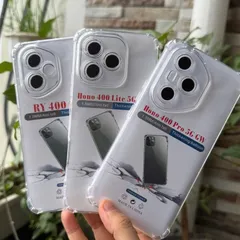 Ốp lưng Honor 400, 400 Pro, 400 lite dẻo chống sốc 4 góc, trong Suốt Bảo Vệ Camera
