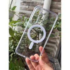 Ốp lưng Samsung Galaxy S25 FE nam châm HỖ TRỢ SẠC Không Dây trong suốt
