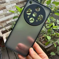 Ốp lưng Oppo Find X8 Ultra nhám viền màu đen, chống bám vân tay