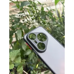 Ốp lưng Huawei Pura P80 Pro , P80 Ultra nhám viền màu, chống bám vân tay ( màu Đen)