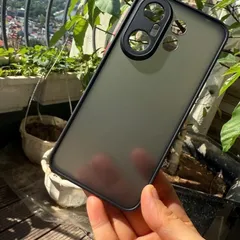 Ốp lưng Vivo S30 , S30 Pro Mini nhám viền màu,chống bám vân tay ( màu Đen)