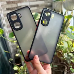 ￼Ốp lưng nhám iQOO Neo 10,Neo 10 pro viền dẻo, lưng cứng (đen)