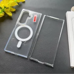 Ốp lưng Samsung Galaxy Z Fold 8 Ultra Nam Châm HỖ TRỢ SẠC Không Dây trong suốt