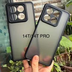 Ốp lưng nhám Xiaomi 14T / 14 pro dẻo, lưng cứng (đen)