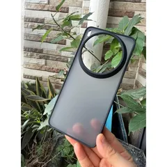 Ốp lưng Vivo X300 Ultra nhám viền màu,chống bám vân tay ( màu Đen)