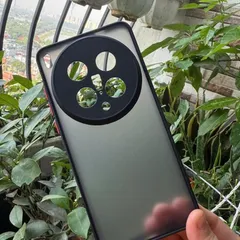 Ốp lưng nhám Vivo X200 Ultra,viền dẻo, lưng chống bán vân tay (đen)