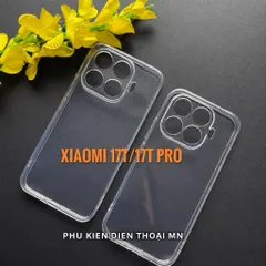 Ốp lưng Xiaomi 17T , 17T Pro dẻo trong Suốt Bảo Vệ Camera